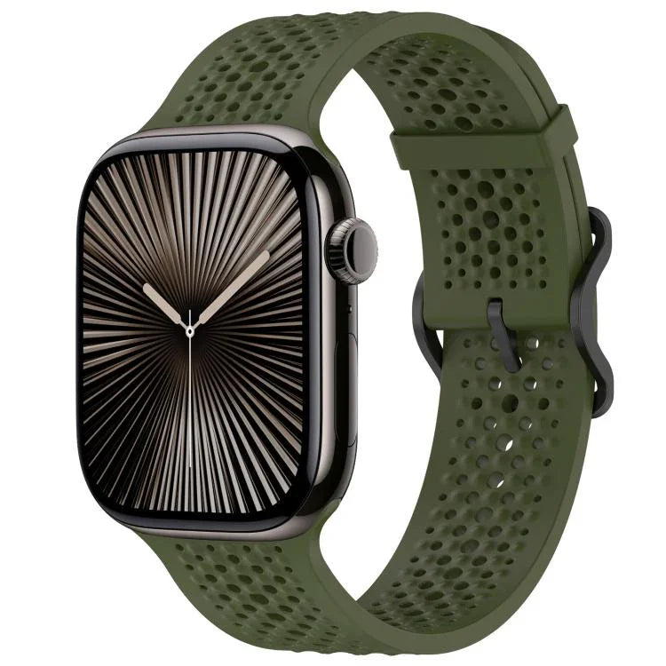 สายรัดนาฬิกาซิลิโคนระบายอากาศ xDfind สำหรับ Apple Watch 42 / 44 / 45 / 46 / 49 มม. สำหรับ Apple Watch 38 / 40 / 41 / S10 42 มม.