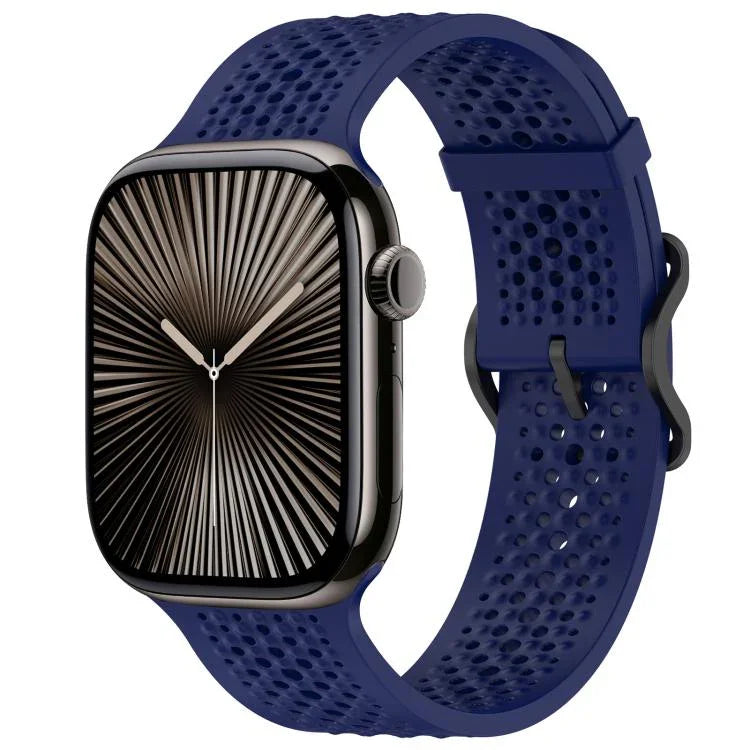 สายรัดนาฬิกาซิลิโคนระบายอากาศ xDfind สำหรับ Apple Watch 42 / 44 / 45 / 46 / 49 มม. สำหรับ Apple Watch 38 / 40 / 41 / S10 42 มม.