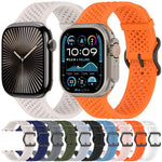 สายรัดนาฬิกาซิลิโคนระบายอากาศ xDfind สำหรับ Apple Watch 42 / 44 / 45 / 46 / 49 มม. สำหรับ Apple Watch 38 / 40 / 41 / S10 42 มม.