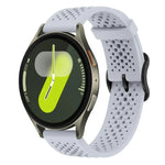 สายซิลิโคนระบายอากาศ xDfind สำหรับ Samsung Galaxy Watch Ultra / Ultra 2025, Samsung Galaxy Watch8 / 8 Classic, Samsung Galaxy Watch 7 / 6 / 5 / FE