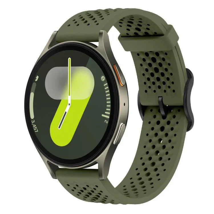 สายซิลิโคนระบายอากาศ xDfind สำหรับ Samsung Galaxy Watch Ultra / Ultra 2025, Samsung Galaxy Watch8 / 8 Classic, Samsung Galaxy Watch 7 / 6 / 5 / FE