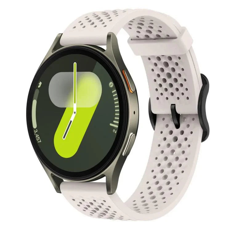 สายซิลิโคนระบายอากาศ xDfind สำหรับ Samsung Galaxy Watch Ultra / Ultra 2025, Samsung Galaxy Watch8 / 8 Classic, Samsung Galaxy Watch 7 / 6 / 5 / FE