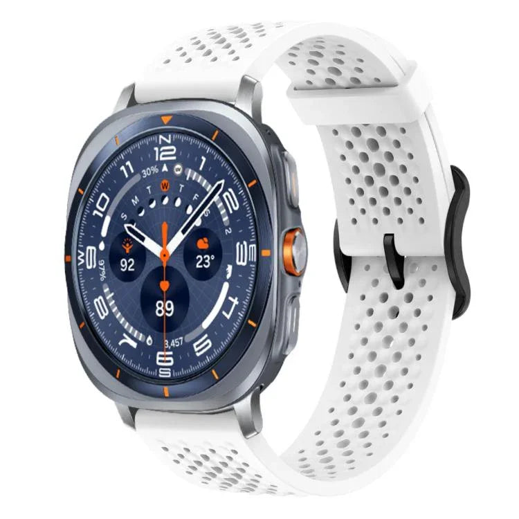 สายซิลิโคนระบายอากาศ xDfind สำหรับ Samsung Galaxy Watch Ultra / Ultra 2025, Samsung Galaxy Watch8 / 8 Classic, Samsung Galaxy Watch 7 / 6 / 5 / FE