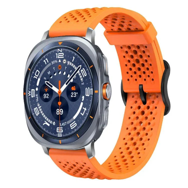 สายซิลิโคนระบายอากาศ xDfind สำหรับ Samsung Galaxy Watch Ultra / Ultra 2025, Samsung Galaxy Watch8 / 8 Classic, Samsung Galaxy Watch 7 / 6 / 5 / FE