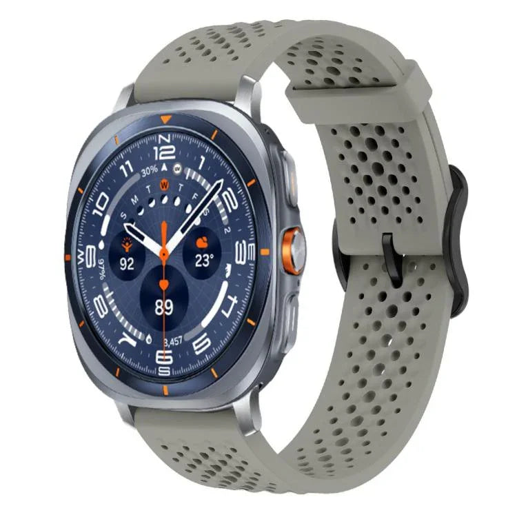 สายซิลิโคนระบายอากาศ xDfind สำหรับ Samsung Galaxy Watch Ultra / Ultra 2025, Samsung Galaxy Watch8 / 8 Classic, Samsung Galaxy Watch 7 / 6 / 5 / FE