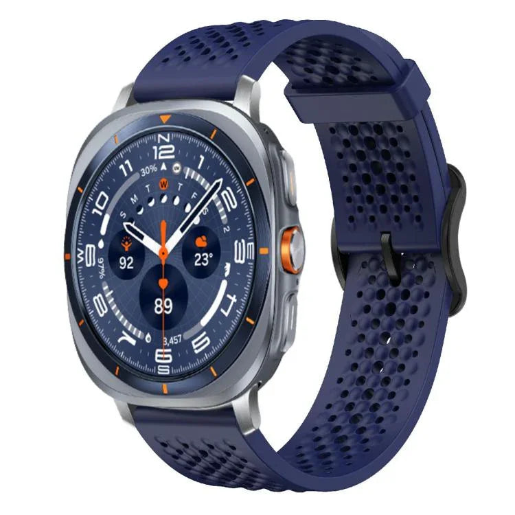 สายซิลิโคนระบายอากาศ xDfind สำหรับ Samsung Galaxy Watch Ultra / Ultra 2025, Samsung Galaxy Watch8 / 8 Classic, Samsung Galaxy Watch 7 / 6 / 5 / FE