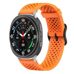 สายซิลิโคนระบายอากาศ xDfind สำหรับ Samsung Galaxy Watch Ultra / Ultra 2025, Samsung Galaxy Watch8 / 8 Classic, Samsung Galaxy Watch 7 / 6 / 5 / FE