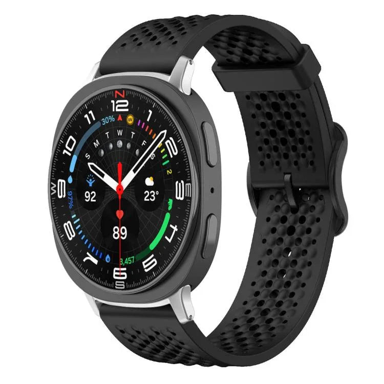 สายซิลิโคนระบายอากาศ xDfind สำหรับ Samsung Galaxy Watch Ultra / Ultra 2025, Samsung Galaxy Watch8 / 8 Classic, Samsung Galaxy Watch 7 / 6 / 5 / FE