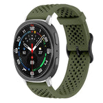 สายซิลิโคนระบายอากาศ xDfind สำหรับ Samsung Galaxy Watch Ultra / Ultra 2025, Samsung Galaxy Watch8 / 8 Classic, Samsung Galaxy Watch 7 / 6 / 5 / FE
