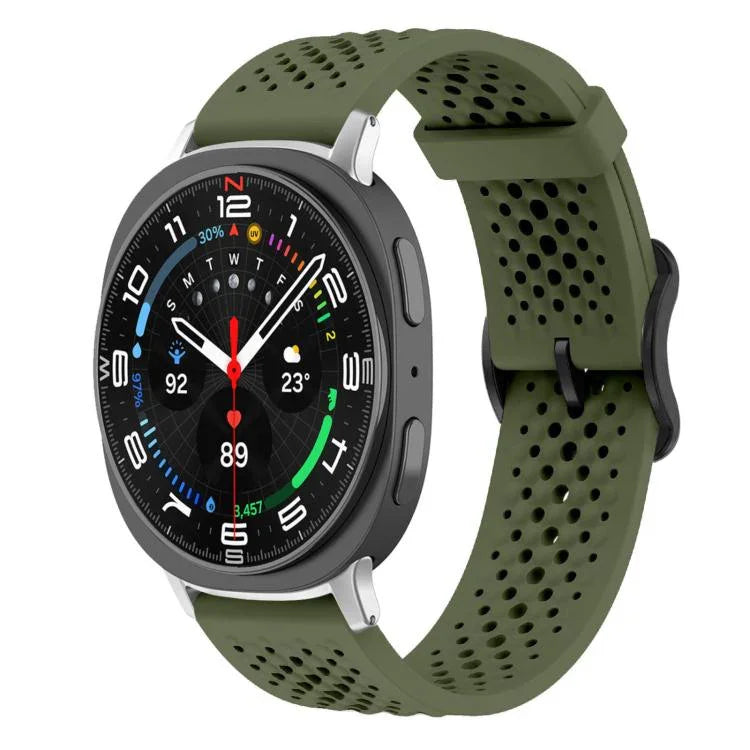 สายซิลิโคนระบายอากาศ xDfind สำหรับ Samsung Galaxy Watch Ultra / Ultra 2025, Samsung Galaxy Watch8 / 8 Classic, Samsung Galaxy Watch 7 / 6 / 5 / FE
