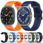 สายซิลิโคนระบายอากาศ xDfind สำหรับ Samsung Galaxy Watch Ultra / Ultra 2025, Samsung Galaxy Watch8 / 8 Classic, Samsung Galaxy Watch 7 / 6 / 5 / FE