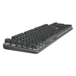 คีย์บอร์ดกลไกมีสาย Logitech K845 พร้อมไฟแบ็คไลท์ ความยาวสาย: 1.8 ม., สวิตช์ Longhua สีน้ำตาล, สวิตช์ Longhua สีแดง
