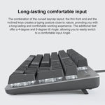 คีย์บอร์ดกลไกมีสาย Logitech K845 พร้อมไฟแบ็คไลท์ ความยาวสาย: 1.8 ม., สวิตช์ Longhua สีน้ำตาล, สวิตช์ Longhua สีแดง