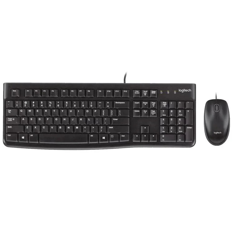 ชุดคีย์บอร์ดและเมาส์มีสาย Logitech MK120