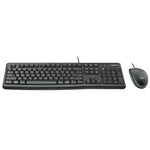 ชุดคีย์บอร์ดและเมาส์มีสาย Logitech MK120