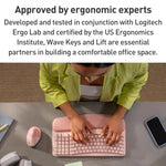 Logitech WAVE KEYS Wireless Ergonomic Keyboard