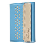 BFK25 BINFEN กระเป๋าหนังใส่บัตรแม่เหล็ก Magsafe ลายดอกไม้สีสัน