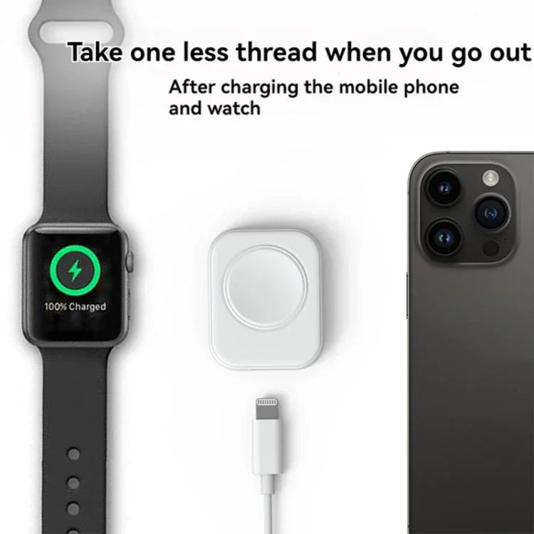ที่ชาร์จไร้สายแม่เหล็กแบบพกพา 8 พิน xDfind สำหรับ Apple Watch
