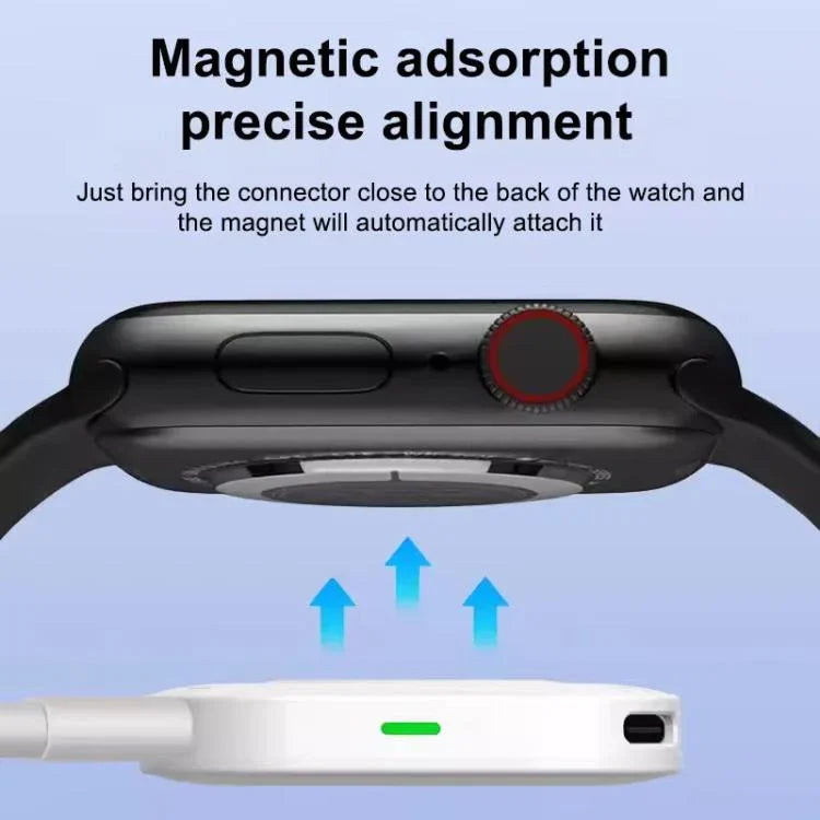 ที่ชาร์จไร้สายแม่เหล็กแบบพกพา 8 พินและ Type-C xDfind สำหรับ Apple Watch