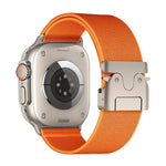 สายรัดนาฬิกาไนลอนยืดหยุ่นแบบหัวเข็มขัดร่มชูชีพ xDfind สำหรับ Apple Watch 42 / 44 / 45 / 46 / 49 มม. สำหรับ Apple Watch 38 / 40 / 41 / S10 42 มม.
