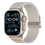 สายรัดนาฬิกาไนลอนยืดหยุ่นแบบหัวเข็มขัดร่มชูชีพ xDfind สำหรับ Apple Watch 42 / 44 / 45 / 46 / 49 มม. สำหรับ Apple Watch 38 / 40 / 41 / S10 42 มม.