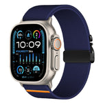 สายรัดนาฬิกาไนลอนยืดหยุ่นแบบหัวเข็มขัดร่มชูชีพ xDfind สำหรับ Apple Watch 42 / 44 / 45 / 46 / 49 มม. สำหรับ Apple Watch 38 / 40 / 41 / S10 42 มม.