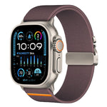 สายรัดนาฬิกาไนลอนยืดหยุ่นแบบหัวเข็มขัดร่มชูชีพ xDfind สำหรับ Apple Watch 42 / 44 / 45 / 46 / 49 มม. สำหรับ Apple Watch 38 / 40 / 41 / S10 42 มม.