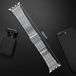 สายรัดนาฬิกาเหล็กกล้าไร้สนิมแบบหัวเข็มขัดลูกปัดเจ็ดเม็ด xDfind สำหรับ Apple Watch 42 / 44 / 45 / 46 / 49 มม. สำหรับ Apple Watch 38 / 40 / 41 / S10 42 มม.