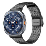 สายรัดนาฬิกาสแตนเลสสตีล xDfind หัวเข็มขัดเม็ดเจ็ด สำหรับ Samsung Galaxy Watch Ultra / Ultra 2025, Samsung Galaxy Watch8 / 8 Classic, Samsung Galaxy Watch 7 / 6 / 5 / FE