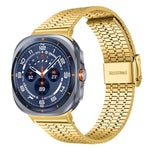 สายรัดนาฬิกาสแตนเลสสตีล xDfind หัวเข็มขัดเม็ดเจ็ด สำหรับ Samsung Galaxy Watch Ultra / Ultra 2025, Samsung Galaxy Watch8 / 8 Classic, Samsung Galaxy Watch 7 / 6 / 5 / FE