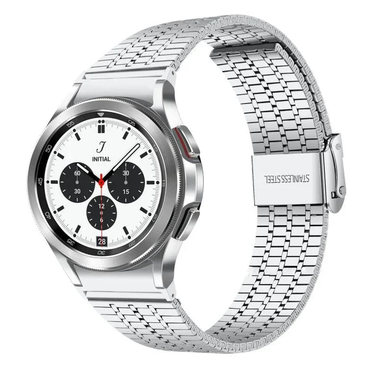 สายรัดนาฬิกาสแตนเลสสตีล xDfind หัวเข็มขัดเม็ดเจ็ด สำหรับ Samsung Galaxy Watch Ultra / Ultra 2025, Samsung Galaxy Watch8 / 8 Classic, Samsung Galaxy Watch 7 / 6 / 5 / FE