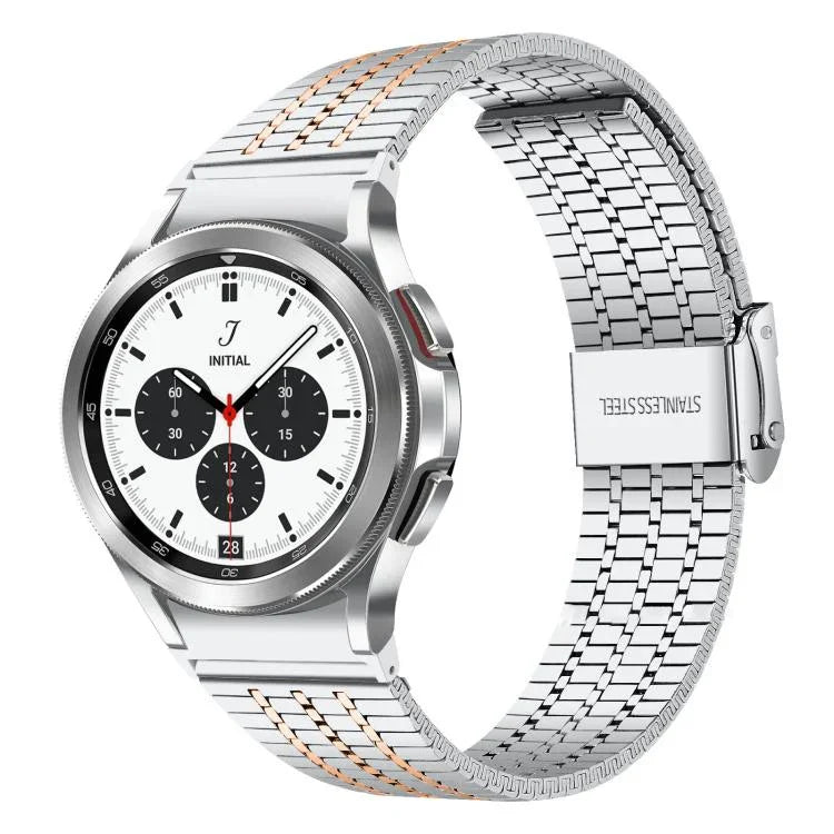 สายรัดนาฬิกาสแตนเลสสตีล xDfind หัวเข็มขัดเม็ดเจ็ด สำหรับ Samsung Galaxy Watch Ultra / Ultra 2025, Samsung Galaxy Watch8 / 8 Classic, Samsung Galaxy Watch 7 / 6 / 5 / FE
