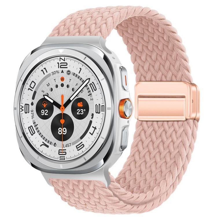 สายรัดนาฬิกานีลอนถักแบบวงพร้อมหัวเข็มขัดแม่เหล็ก xDfind สำหรับ Samsung Galaxy Watch Ultra / Ultra 2025, Samsung Galaxy Watch8 / Watch8 Classic