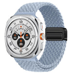 xDfind Magnetic Buckle Nylon Braid Loop Watch Band, For Samsung Galaxy Watch Ultra / Ultra 2025, For Samsung Galaxy Watch8 / Watch8 Classic