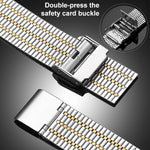 xDfind Seven Beads Buckle Stainless Steel Watch Band, For Amazfit T-Rex 3