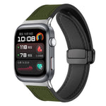 xDfind Crazy Horse Pattern Silicone Skin Magnetic Buckle Watch Band, For Huawei Watch Fit4 Pro / Fit4 / Fit3, For Huawei Watch D2