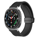 สายรัดนาฬิกาซิลิโคนลายหนังม้าบ้า xDfind พร้อมหัวเข็มขัดแม่เหล็ก สำหรับ Samsung Galaxy Watch Ultra / Ultra 2025, Samsung Galaxy Watch8 / 8 Classic