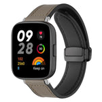 xDfind Crazy Horse Pattern Silicone Skin Magnetic Buckle Watch Band, For Xiaomi Band 10 Pro/9 Pro/Redmi Watch 6/5/4, For Redmi Watch 3 Active / Watch 3 Lite, For Redmi Watch 3