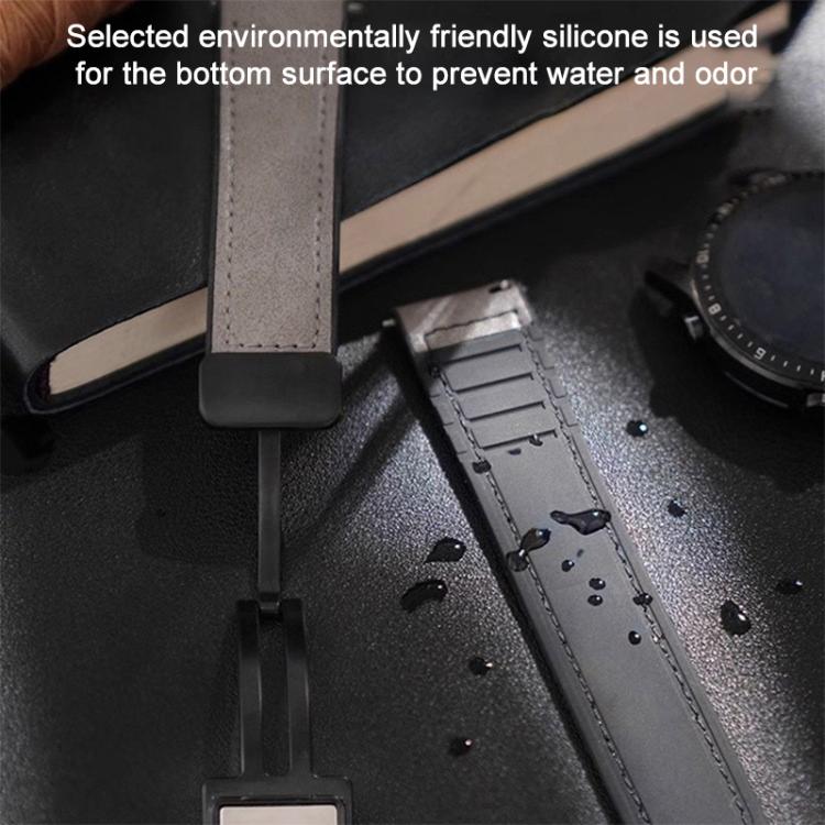 xDfind Crazy Horse Pattern Silicone Skin Magnetic Buckle Watch Band, For Xiaomi Band 10 Pro/9 Pro/Redmi Watch 6/5/4, For Redmi Watch 3 Active / Watch 3 Lite, For Redmi Watch 3