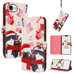 เคสโทรศัพท์หนังพร้อมสายคล้องมือดีไซน์คริสต์มาส สำหรับ iPhone 17e / 16e, สำหรับ iPhone 17 Pro Max, สำหรับ iPhone 17 Pro, สำหรับ iPhone 17, สำหรับ iPhone Air, สำหรับ iPhone 16 Pro Max, สำหรับ iPhone 16 Pro, สำหรับ iPhone 16 Plus