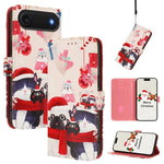 เคสโทรศัพท์หนังพร้อมสายคล้องมือดีไซน์คริสต์มาส สำหรับ iPhone 17e / 16e, สำหรับ iPhone 17 Pro Max, สำหรับ iPhone 17 Pro, สำหรับ iPhone 17, สำหรับ iPhone Air, สำหรับ iPhone 16 Pro Max, สำหรับ iPhone 16 Pro, สำหรับ iPhone 16 Plus