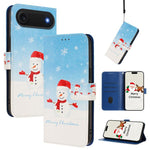 เคสโทรศัพท์หนังพร้อมสายคล้องมือดีไซน์คริสต์มาส สำหรับ iPhone 17e / 16e, สำหรับ iPhone 17 Pro Max, สำหรับ iPhone 17 Pro, สำหรับ iPhone 17, สำหรับ iPhone Air, สำหรับ iPhone 16 Pro Max, สำหรับ iPhone 16 Pro, สำหรับ iPhone 16 Plus