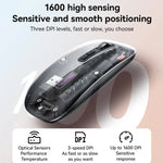 เมาส์ไร้สายบลูทูธแบบ Dual Mode โปร่งใส Yesido KB29, KB29 (สีขาว), KB29 (สีดำ)