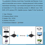 Measy AV230 เครื่องส่งและรับสัญญาณเสียง/วิดีโอไร้สาย 2.4GHz 1TX ถึง 2RX, AV230-2