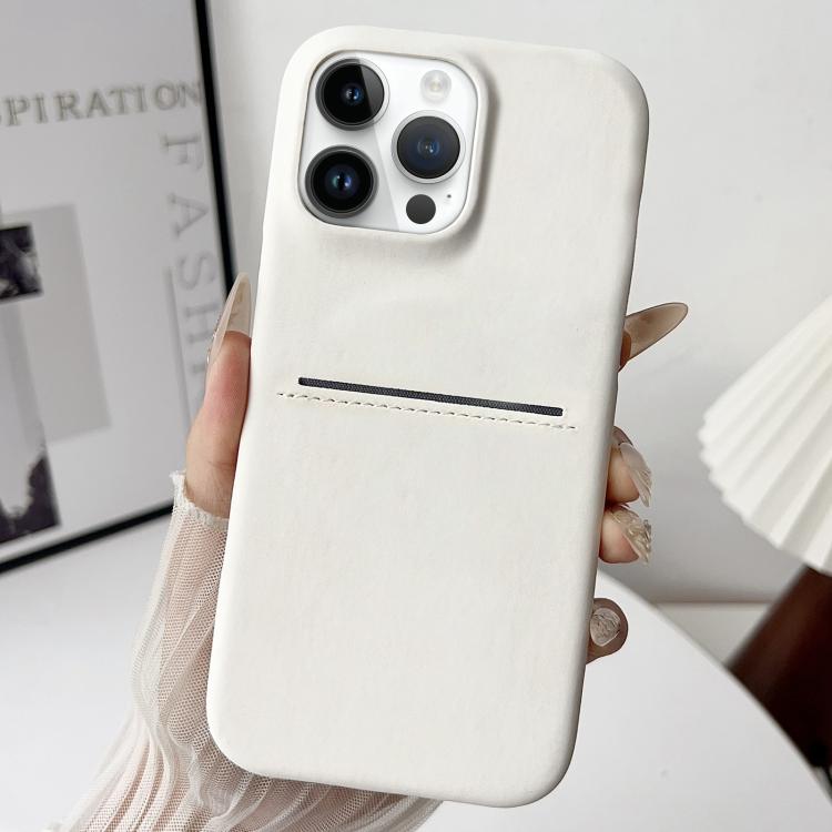 เคสโทรศัพท์ช่องใส่บัตรหนังแกะสัมผัสนุ่ม สำหรับ iPhone 12 / 12 Pro, iPhone 12 Pro Max