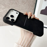 เคสโทรศัพท์ช่องใส่บัตรหนังแกะสัมผัสนุ่ม สำหรับ iPhone 12 / 12 Pro, iPhone 12 Pro Max