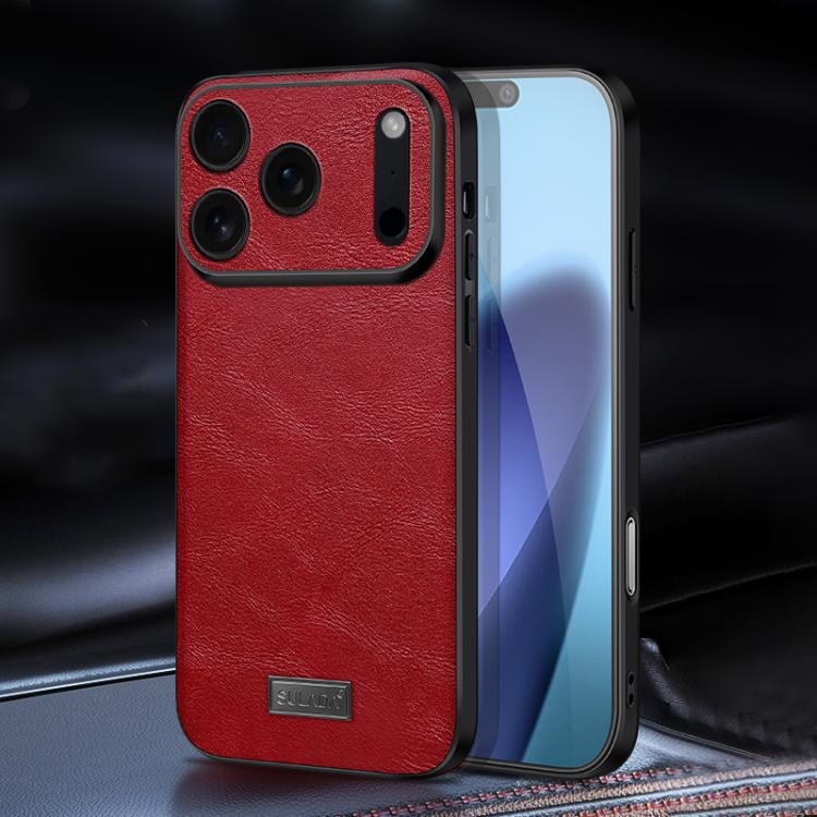 เคสโทรศัพท์หนังทำมือผสม TPU กันกระแทก SULADA สำหรับ iPhone 17 Pro Max, สำหรับ iPhone 17 Pro, สำหรับ iPhone 17, สำหรับ iPhone Air