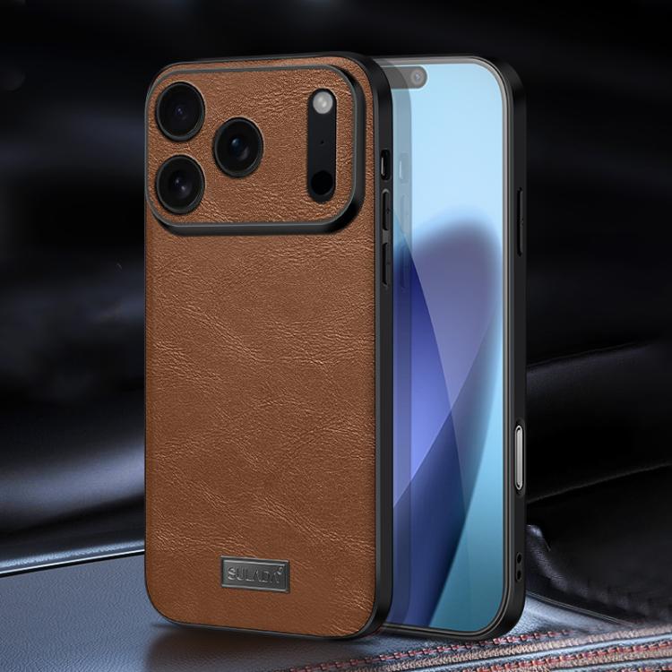 เคสโทรศัพท์หนังทำมือผสม TPU กันกระแทก SULADA สำหรับ iPhone 17 Pro Max, สำหรับ iPhone 17 Pro, สำหรับ iPhone 17, สำหรับ iPhone Air