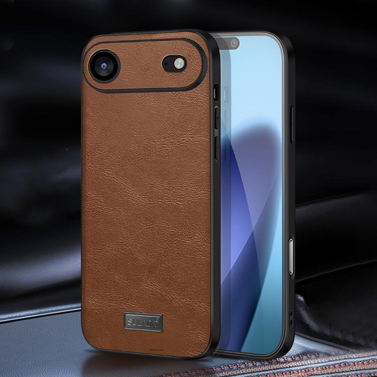 เคสโทรศัพท์หนังทำมือผสม TPU กันกระแทก SULADA สำหรับ iPhone 17 Pro Max, สำหรับ iPhone 17 Pro, สำหรับ iPhone 17, สำหรับ iPhone Air