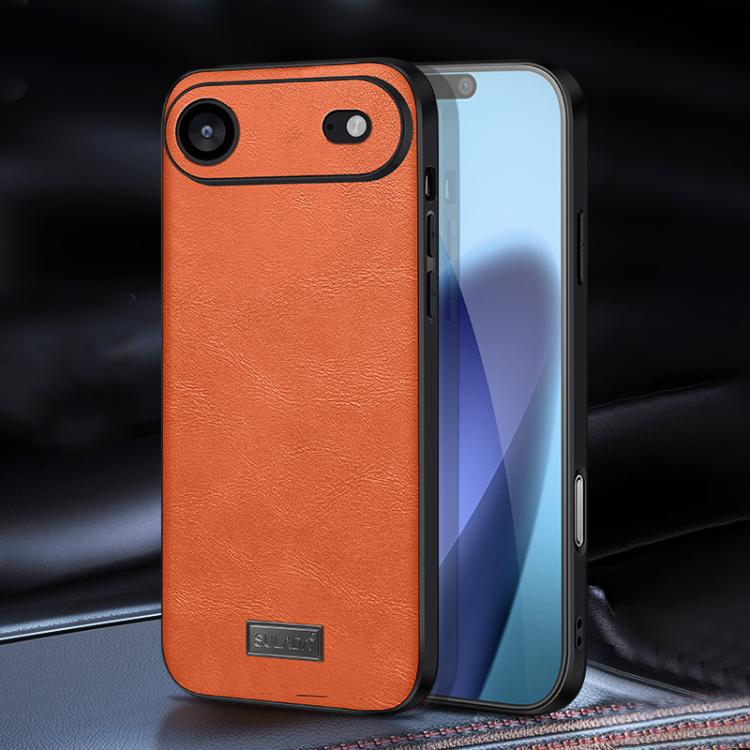เคสโทรศัพท์หนังทำมือผสม TPU กันกระแทก SULADA สำหรับ iPhone 17 Pro Max, สำหรับ iPhone 17 Pro, สำหรับ iPhone 17, สำหรับ iPhone Air